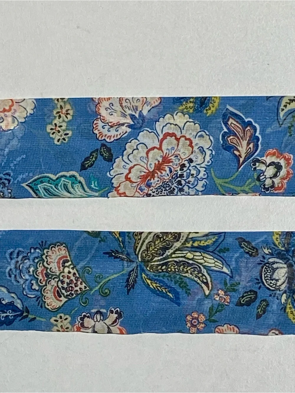 Silk Floral Blue Long Skinny Scarf Free People Virginia Pony Scarf Style